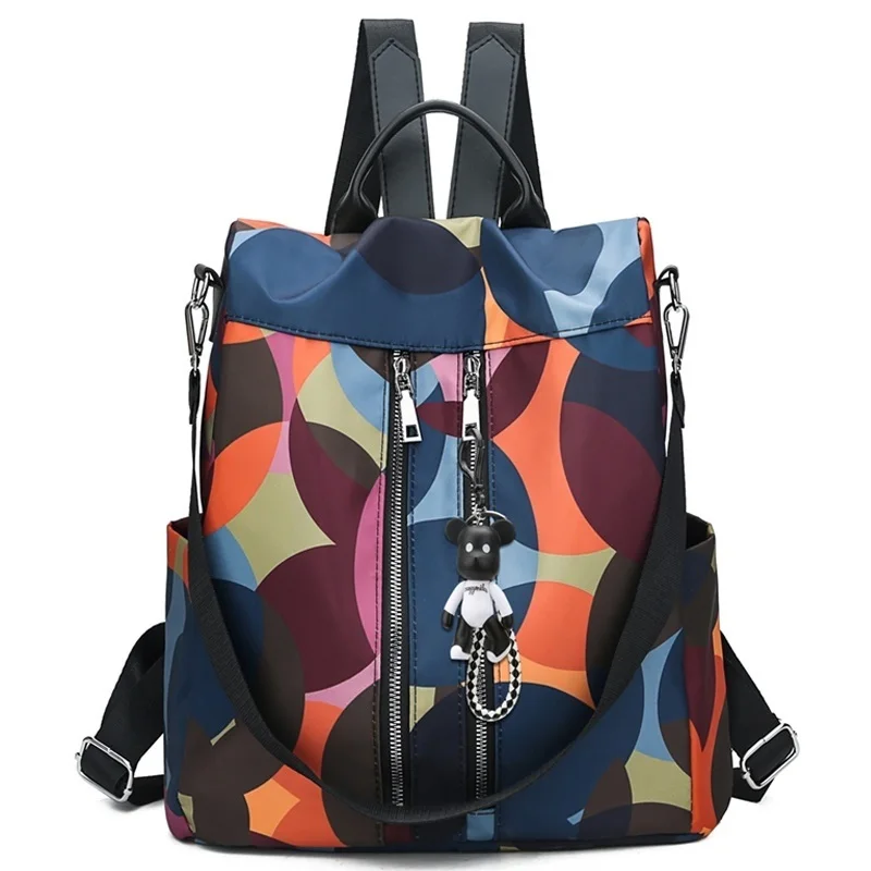 

Fashion Colorful Anti Theft Women Backpack Durable Waterproof Oxford Backpack School Girls Lovely Schoolbag Backpack Mochila