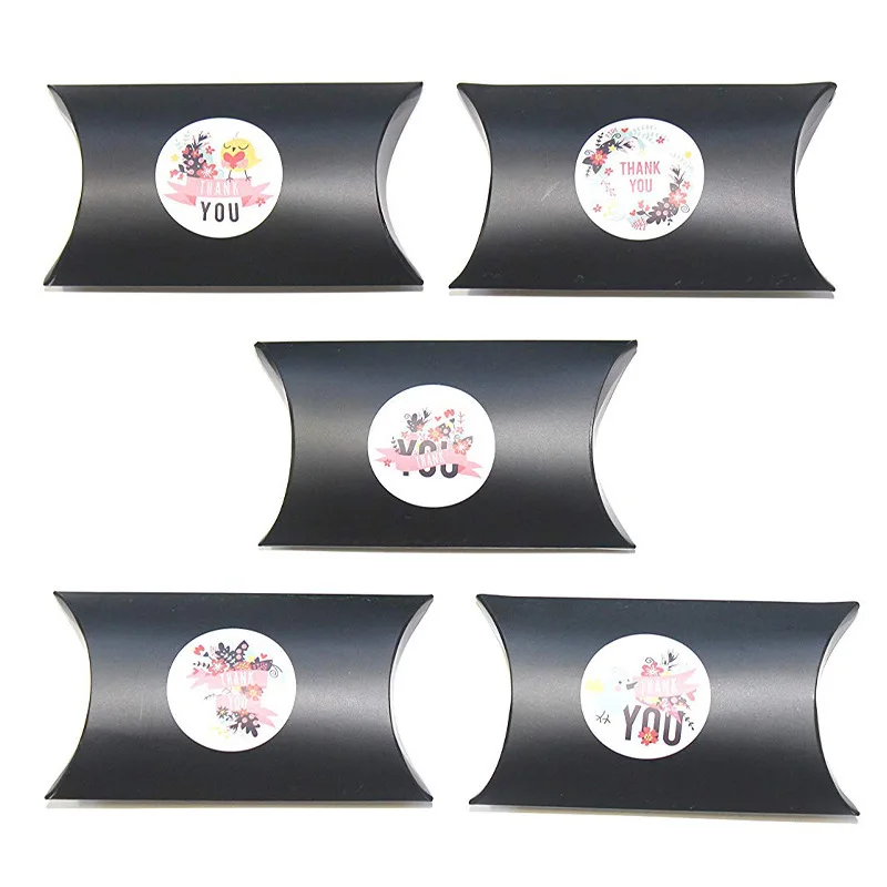 Различные дизайны 500 шт/рулон розовый цветок милое животное спасибо стикер s