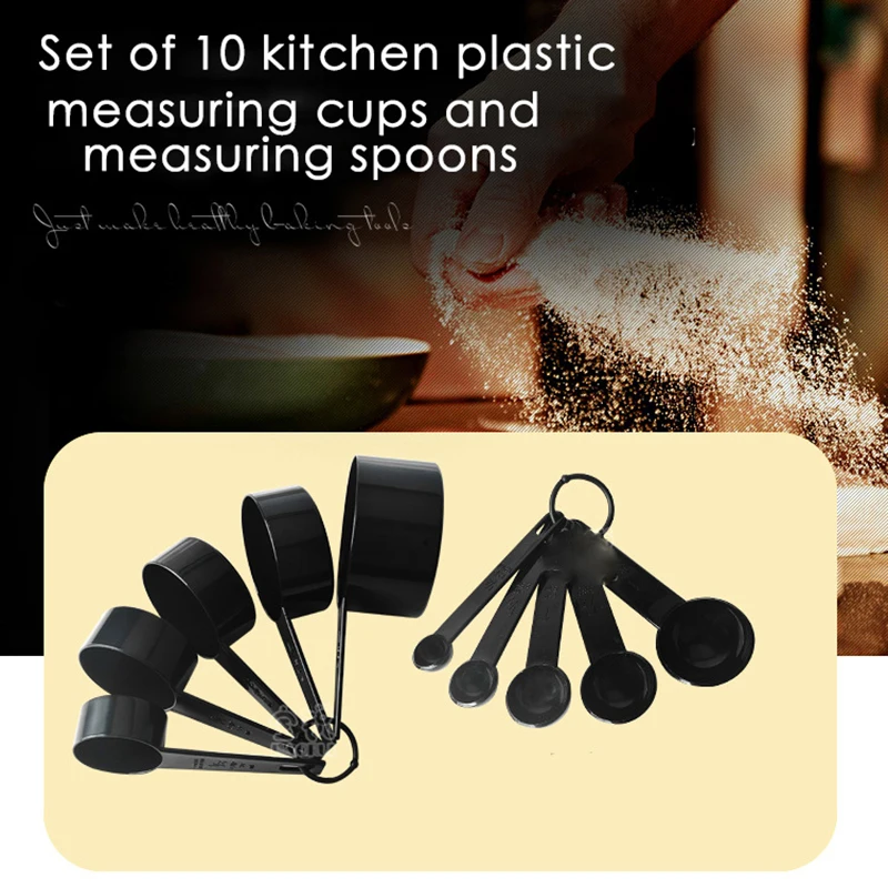

5/10pcs Kitchen Measuring Spoons Teaspoon Coffee Sugar Scoop Cake Baking Flour Measuring Cups Kitchen Cooking Tools