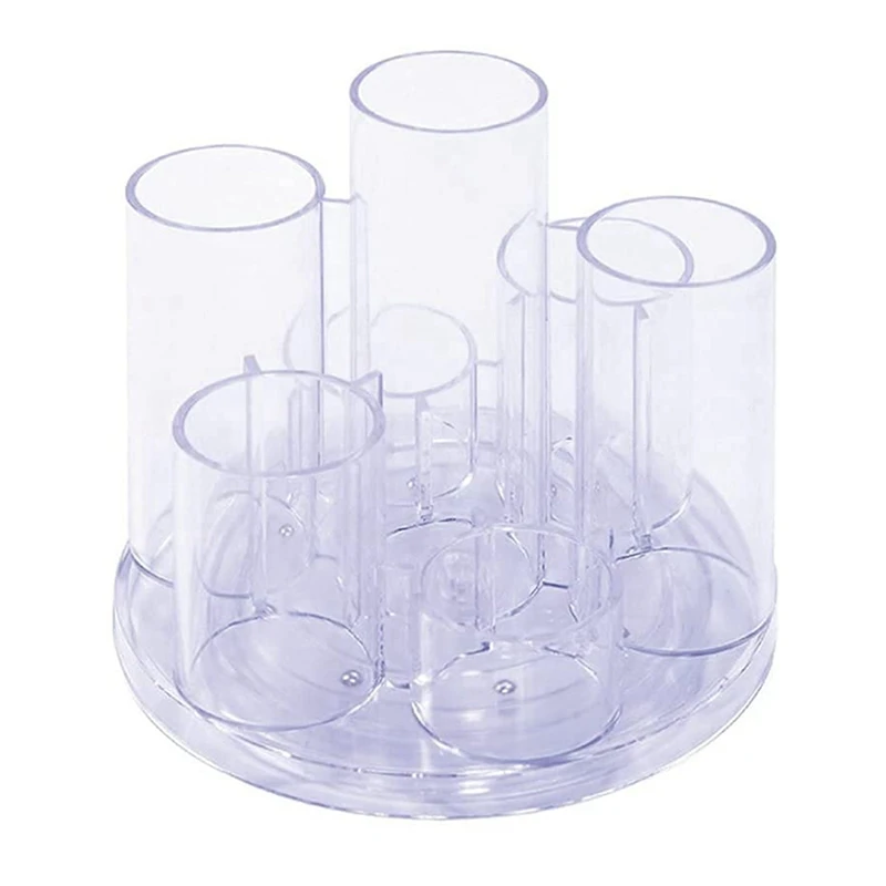 

Акриловый держатель для ручек, вращающийся на 360 градусов настольный органайзер, яркий дисплей для школы, дома и офиса