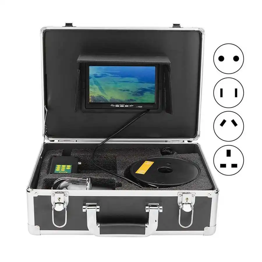 7in TFT LCD подводная рыболовная камера водонепроницаемый рыболокатор 360 градусов