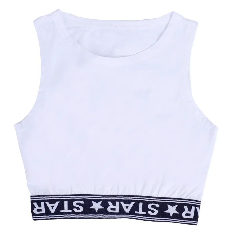 Детская футболка жилет без рукавов танцевальная одежда со звездами в стиле хип