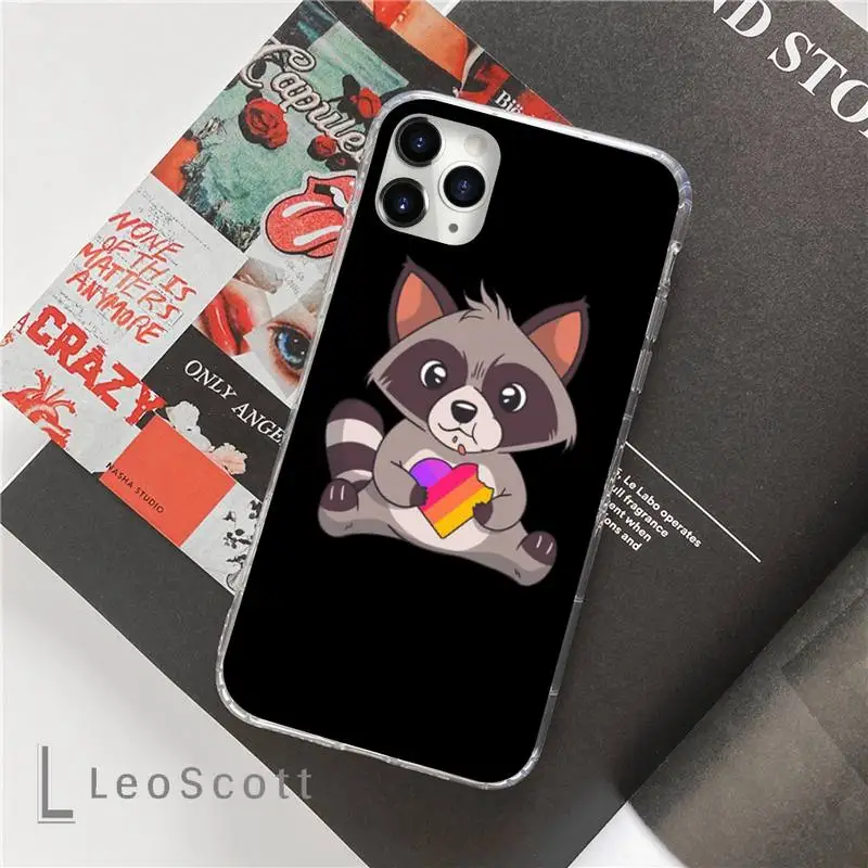 

Likee Funny cat bear love heart Phone Cases For iphone 12 5 5s 5c se 6 6s 7 8 plus x xs xr 11 pro max mini