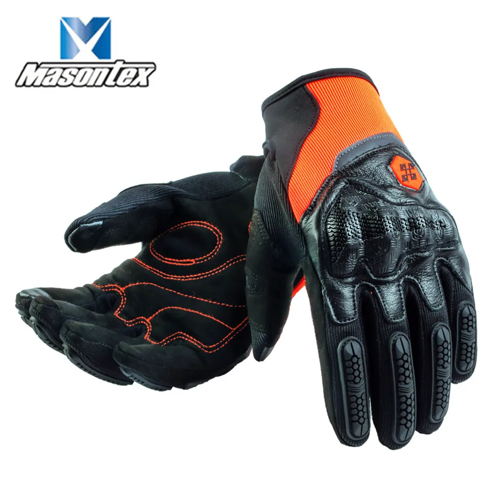 Летние перчатки для мотогонок Masontex дышащие мотокросса мужские и женские