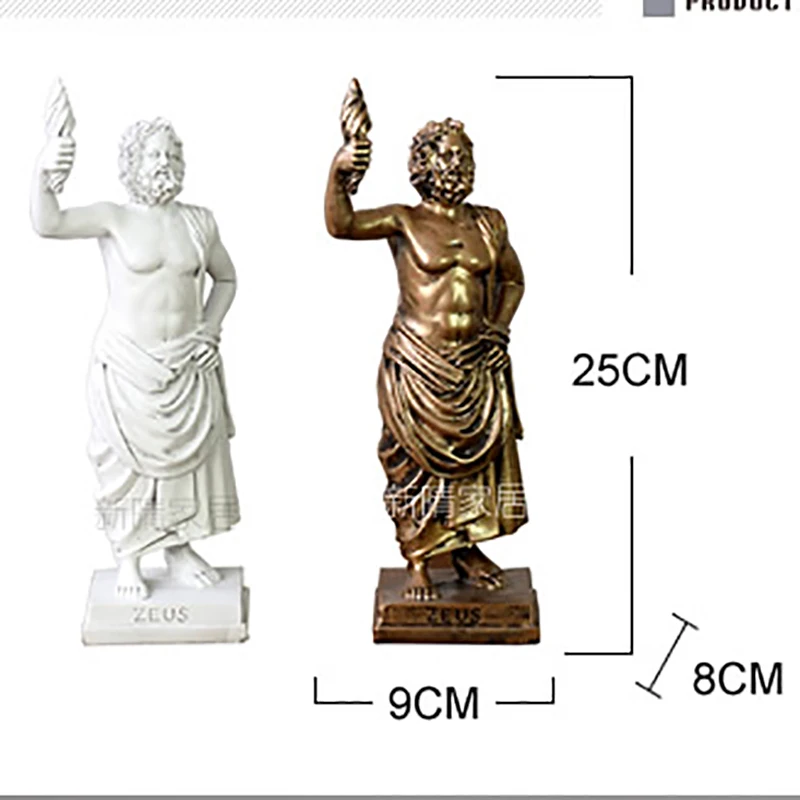 Креативные фрески Фигурное украшение в европейском стиле скульптура ZEUS