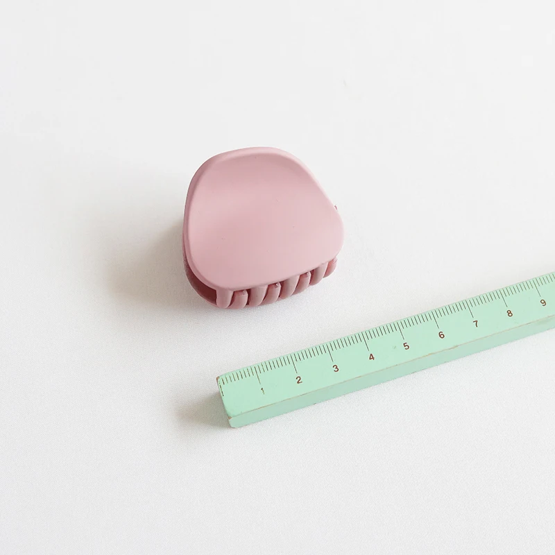 Милая девочка 4 шт круглая маленькая заколка для волос однотонная акриловая