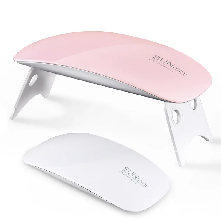 

Mini 6W SUNX PLUS UV LED Lamp Nail dryer For All Gels 6 LEDs Dryer Lamp Polish Sun Light Timer 60s For Nail Dryer