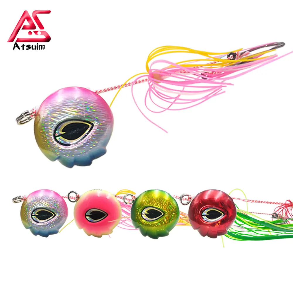 AS Deep Sea Inchiku Jigging Lure 80 г 100 120 150 180 металлическая медленная подача с юбкой Assist Snapper