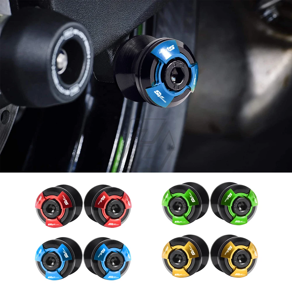 

For Suzuki SV1000 SV1000S 2003-2005 Motorcycle Accessories Swingarm Spools Slider Stand Screws