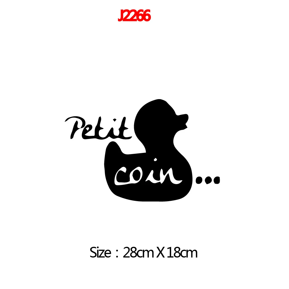 Классические Мультяшные наклейки на стену с изображением утки из ПВХ