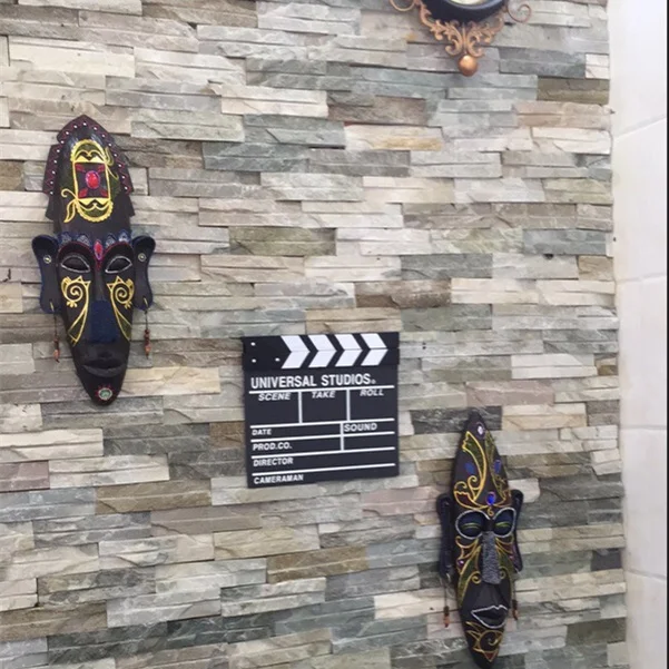 Zakka 3D Ручная роспись ремесла подарок Личность ретро африканские маски Metope