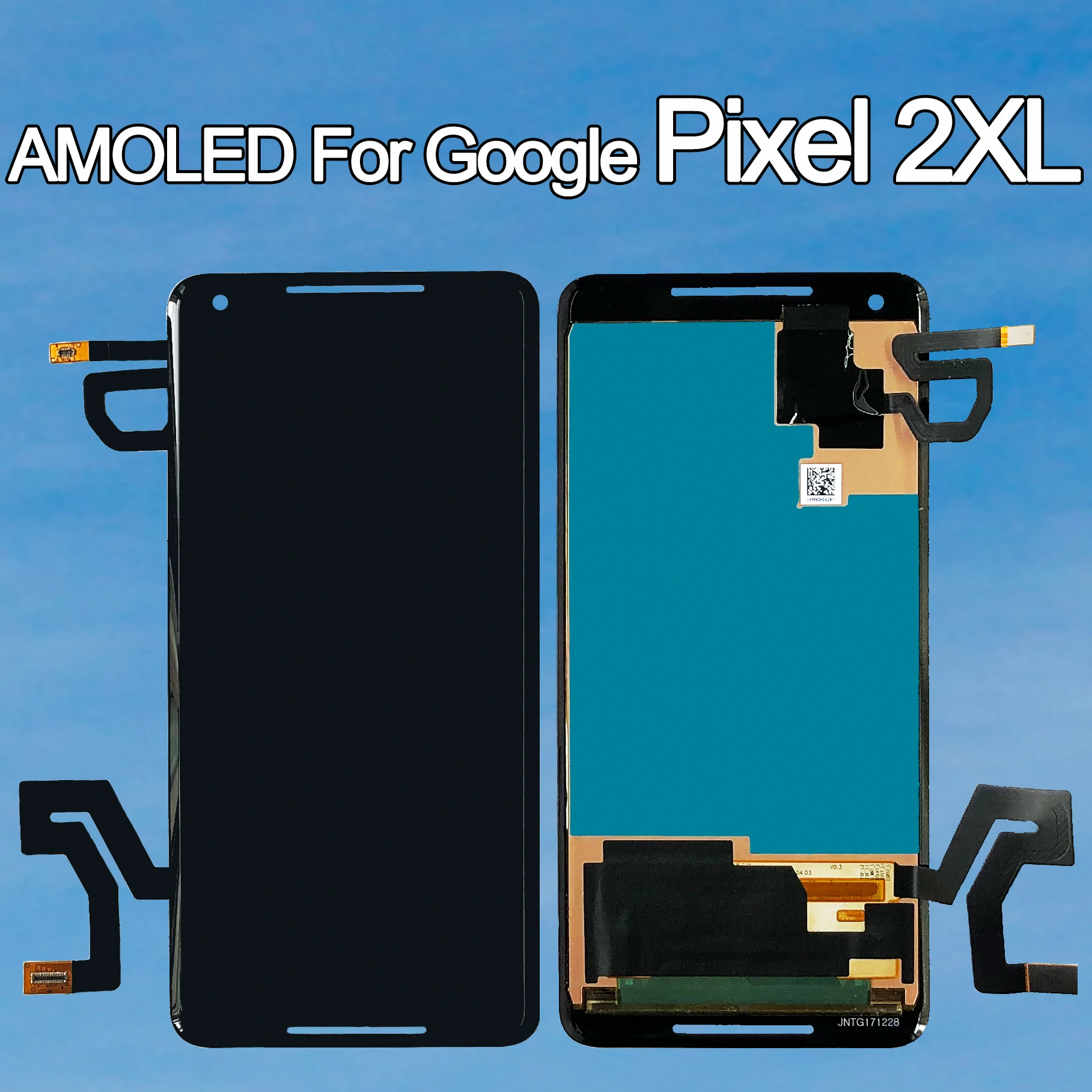100% Оригинальный Amoled для Google Pixel 2 XL ЖК дисплей сенсорный экран 2XL дигитайзер в