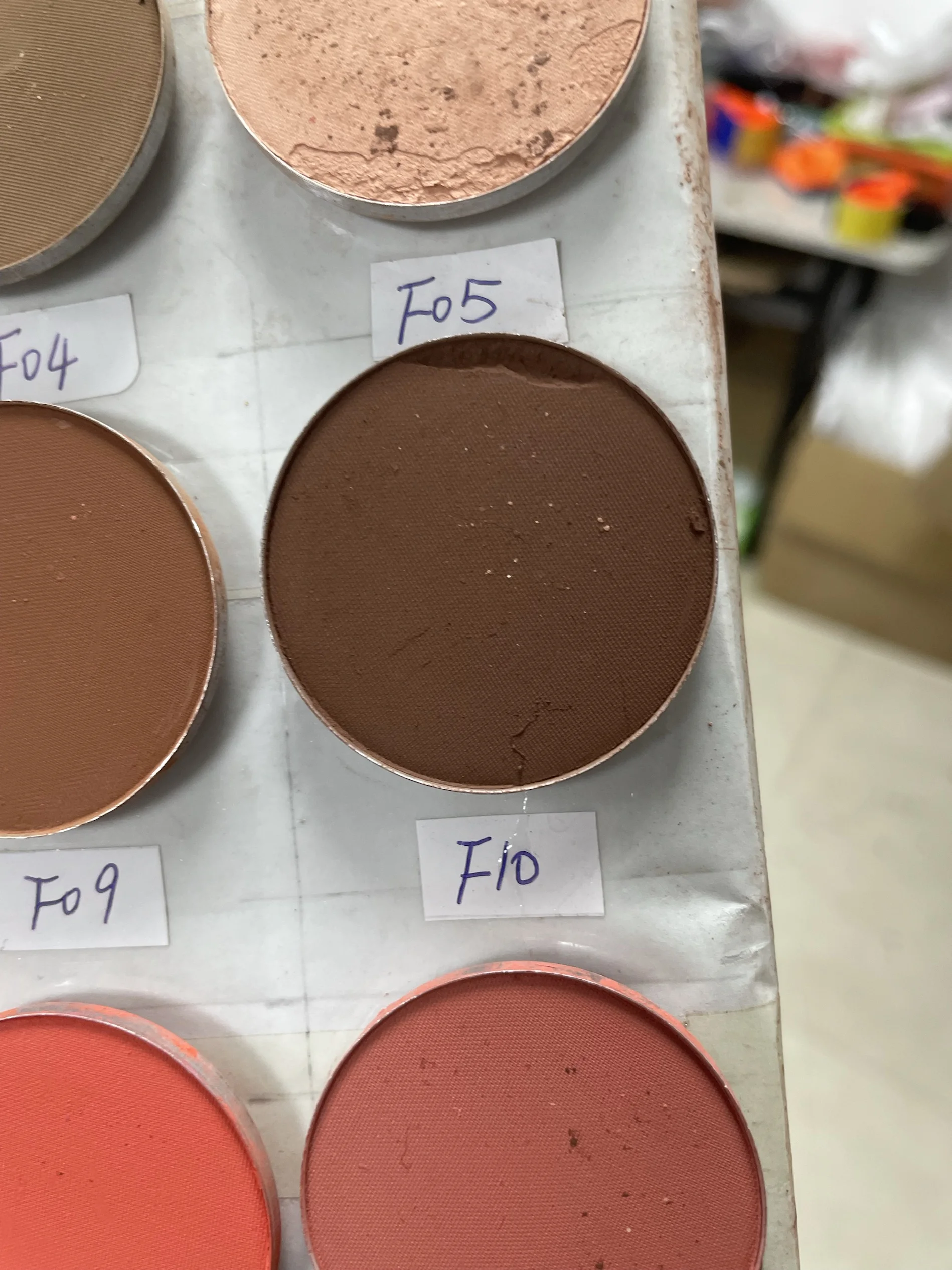 DIY Palette Private Label Custom 6 Colors 42mm Highlight Repair Blush Bulk Makeup Free Shipping