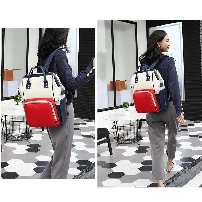 

Large Capacity Pregnant Women Diaper Bag Outdoor Mom Backpack Care Bag Mummy Travel Backpack Zipper Baby Care Bag Stroller Bag