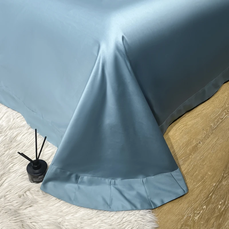 Комплект постельного белья из натурального хлопка 1000TC | Дом и сад