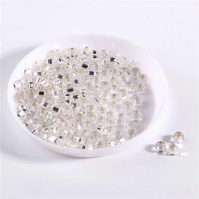 2 мм 3 4 чешский стеклянный бисер квадратные разделители стеклянные бусины для