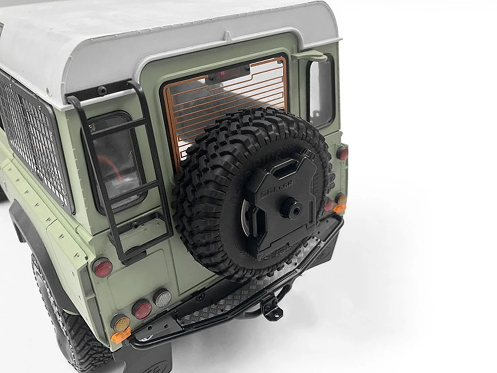 Модель 1/10 года запасной топливный бак для шин (черный) радиоуправляемого