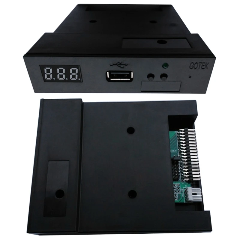 

GOTEX SFR1M44_U100K 1.44MB USB SSD Floppy Drive Emulator 3.5”32-Bit 34pin CPU Industrial Controllers Floppy Disk Driver
