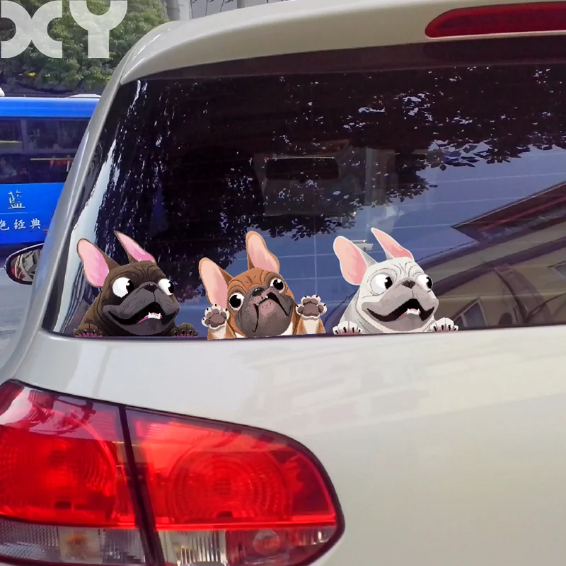 XY 13 см x 11 французский наклейка с бульдогом Pet виниловая принтом собаки рисунками