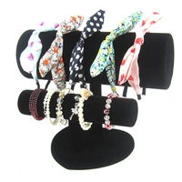 multi tiers velvet headband display holder retail jewelry stand rack