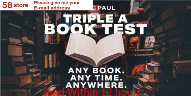 Тройной книжный тест Марка пола-Волшебные трюки | Игрушки и хобби