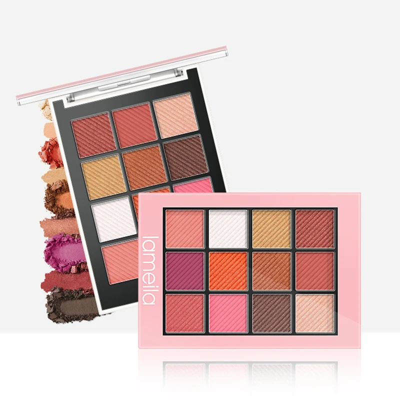 

lameila naked Eyeshadow Palette 12Colors Matte Eye shadow Fashion Glitter Eyeshadow MakeUp Nude set Korean Style Cosmetics