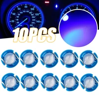 10pcs blue t3 wedge led bulb climate instrument panel light dash lamp decoration interior car auto vehicle accessories universal