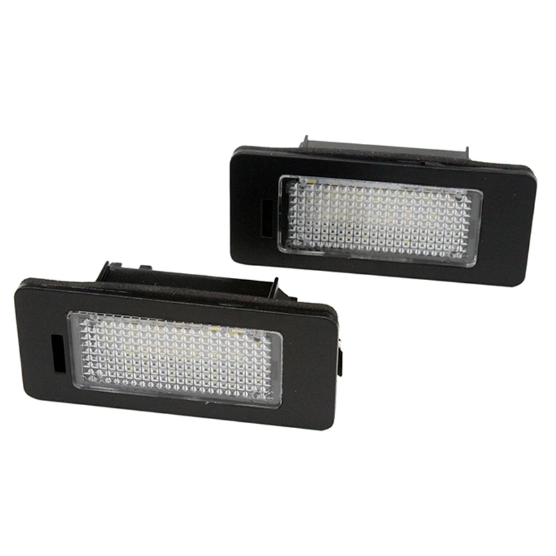 

2Pcs/Set License Plate Light For Skoda Superb 3T B6/3T5 Wagon 09-13 Yeti 5L LED Light For Car License Number Plate Light Lamp