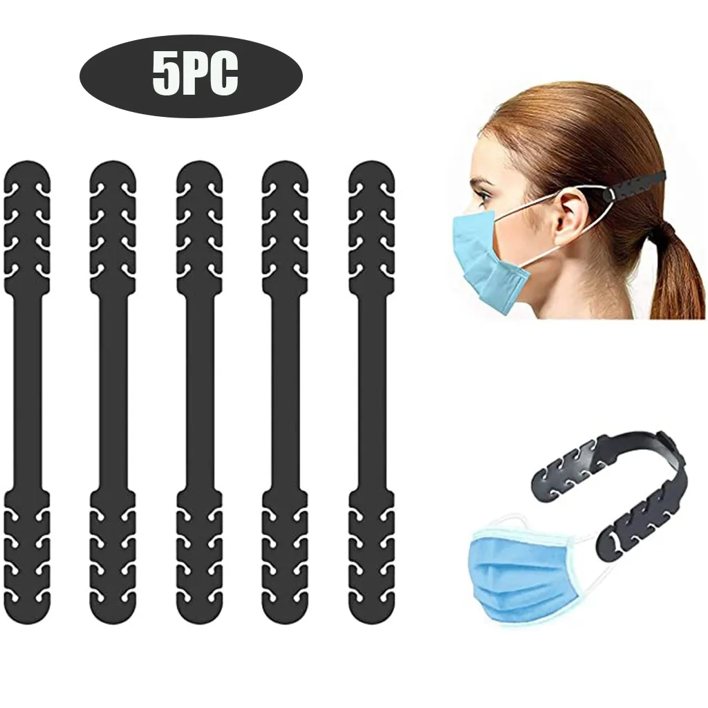 

5pcs Adjustable Non-slip Mask Hooks Extension Buckle High Quality Protect-slip Ear Grips Accessories