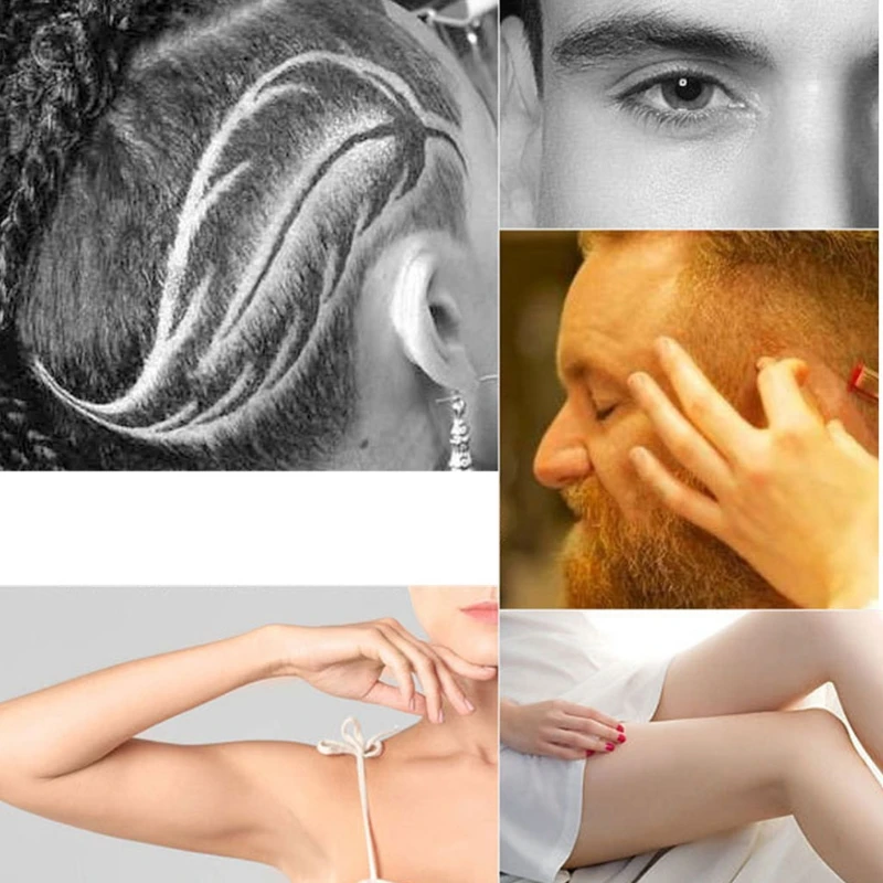 Бритва для бороды с прямым краем из нержавеющей стали |