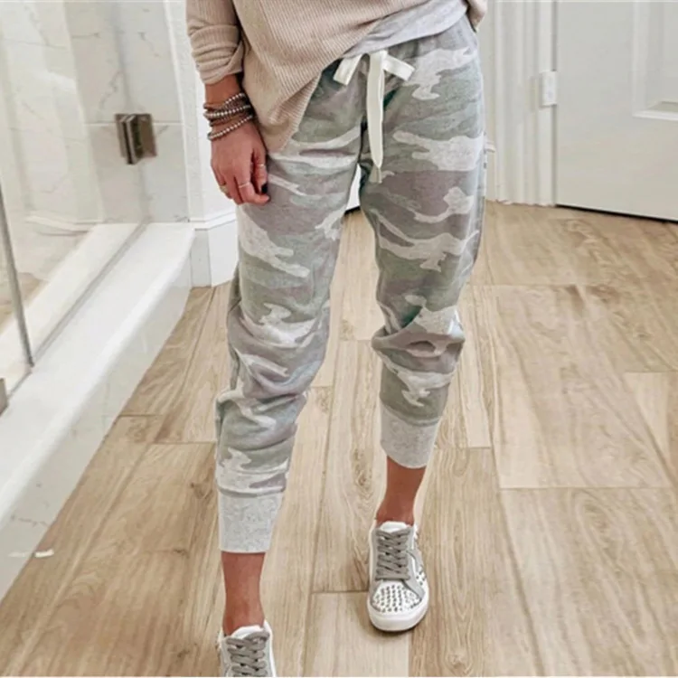 

Women Suspenders Military Camouflage Pants Ladies Army High Waist Sweatpants Loose Camo Pants Trousers Hip Pop Street Joggers