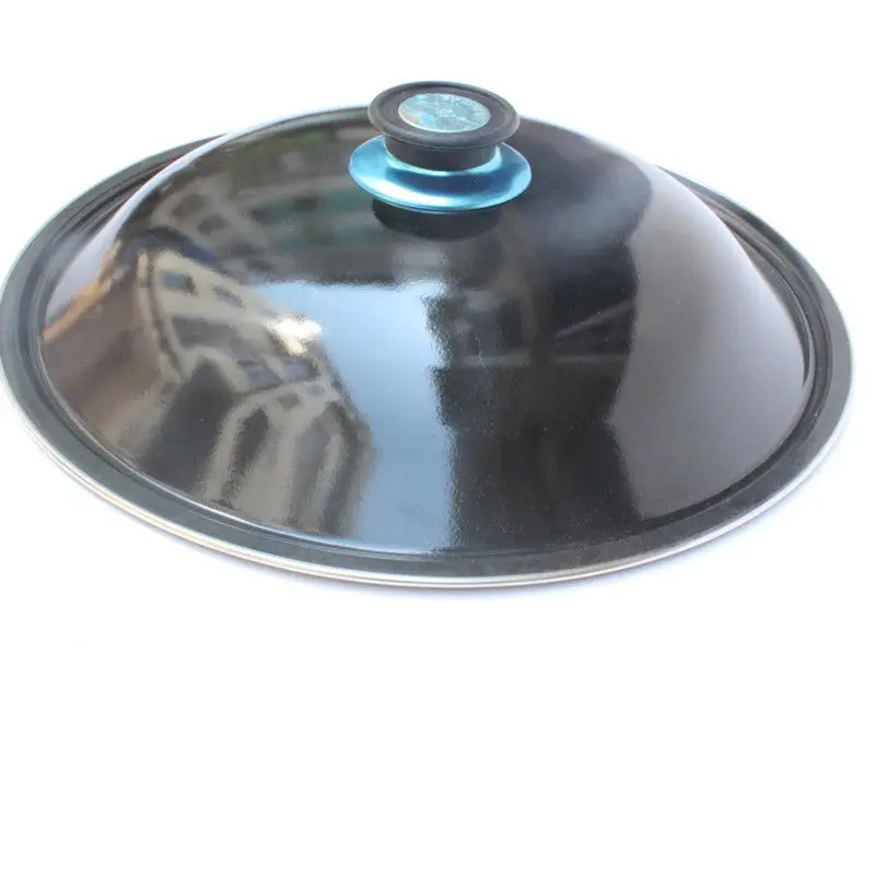 Эмалированная вок Бытовая без покрытия портативная газовая плита с круглым дном