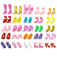 for original barbie accessories 20pcs 40pcs 18 inch dolls mix shoes american gir doll toys for barbie furniture clothes children