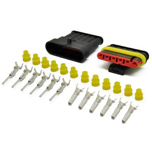 5 комплектов водонепроницаемый уплотнитель автомобиля Электрический провод