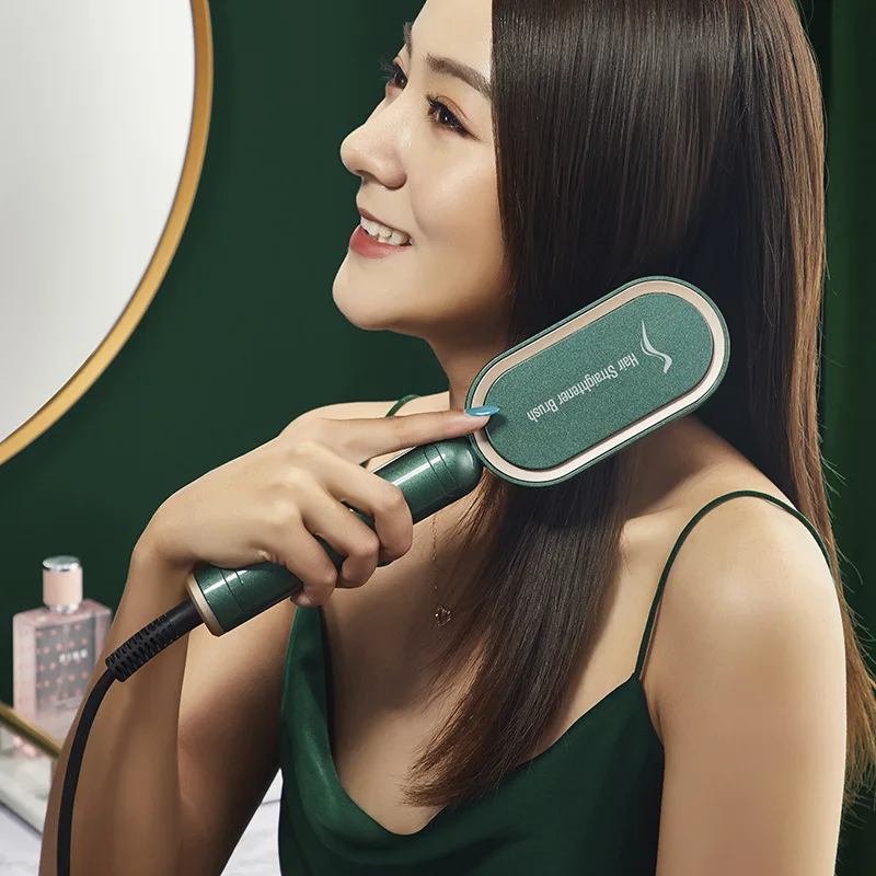 Canai выпрямитель для волос с отрицательными ионами расческа 30s Быстрый нагрев