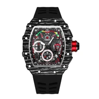 pintime creative sport watch for men fashion marbling bezel waterproof chronograph wristwatch relogio masculino