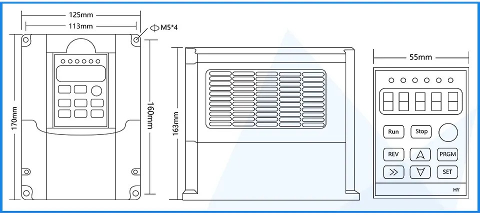 1.5kw ER16 с воздушным охлаждением двигателя шпинделя 4 подшипники с воздушным охлаждением 1,5 кВт фрезерный станок с ЧПУ шпиндель& 220v 1.5kw инвертор частотно-регулируемым приводом& 80 мм кронштейн