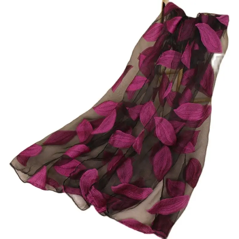 

Женские мягкие шелковые шали из органзы, хиджаб, марлевый платок, повязка на голову, шейный платок, 9 цветов, шарфы 180*70 см, 10 шт./Лот, оптовая пр...