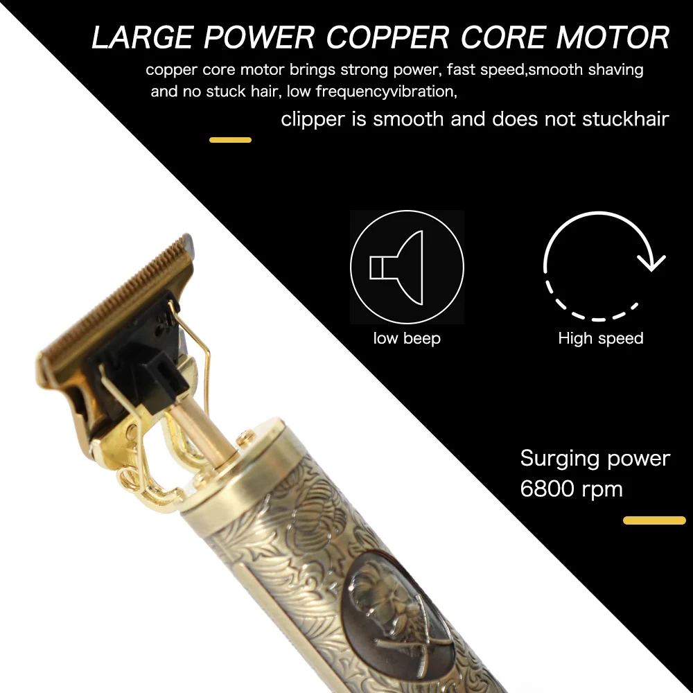 

Clipper Barber Professional Trimmer for Men Hair Clipper Beard Rechargeable Electric Razor Shaver Machine Cut Haircut Cordless