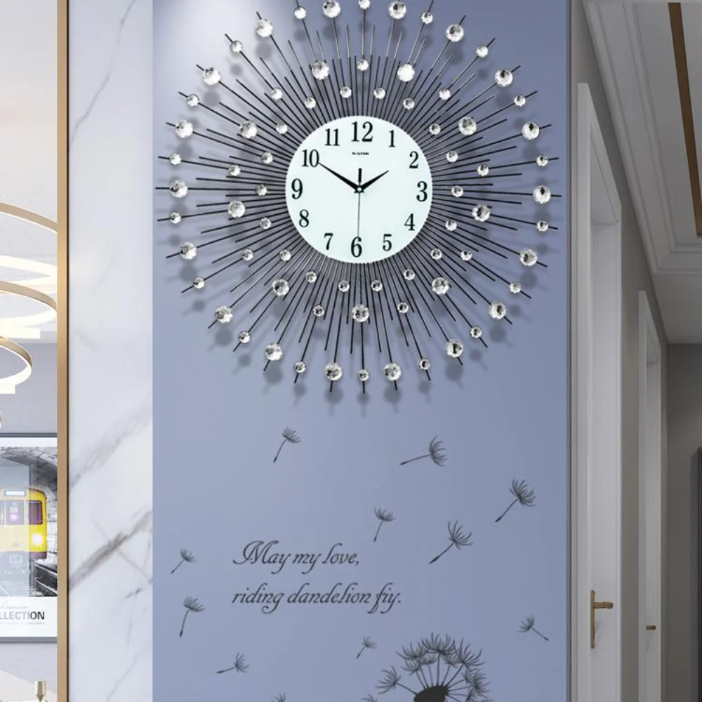 

Luxury Wall Clock 3d Art Watch Big Metal Wall Clock Morden Design Home Decor Vintage Large Wall Hanging Clock 3570480