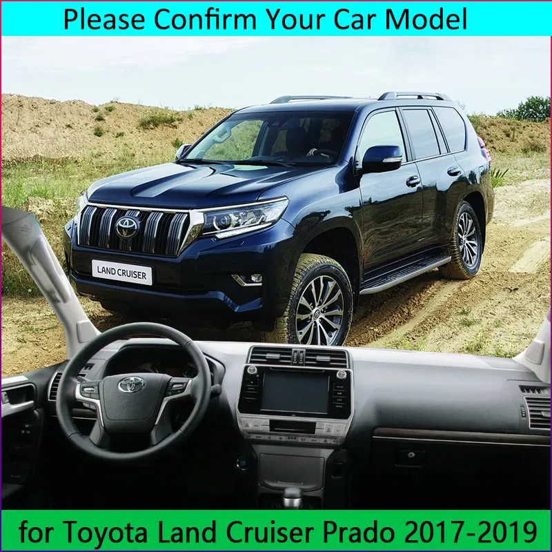 Коврик для приборной панели Toyota Land Cruiser Prado 150 Series 2017 2018 2019 Facelift LC150 J150 | Автомобили и
