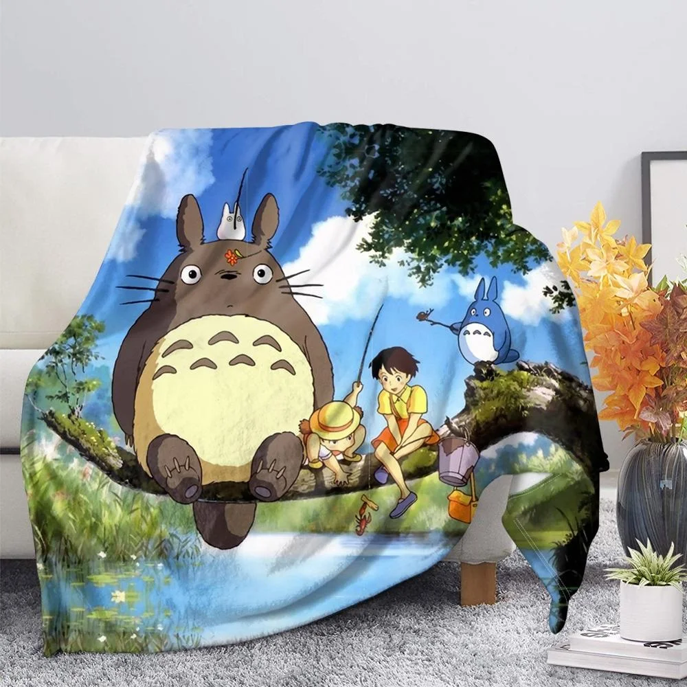 

Anime Totoro 3D Decke für Betten Gedruckt Cartoon Anime Flanell Decke Sofa Home Decor Party Student Mode Werfen Decke