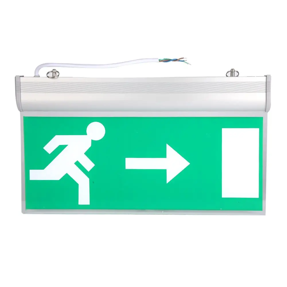 

left/Right/EXIT/ Acrylic LED Emergency Exit Lighting Sign Safety Evacuation Indicator Light 110-220V Hanging Led Exit