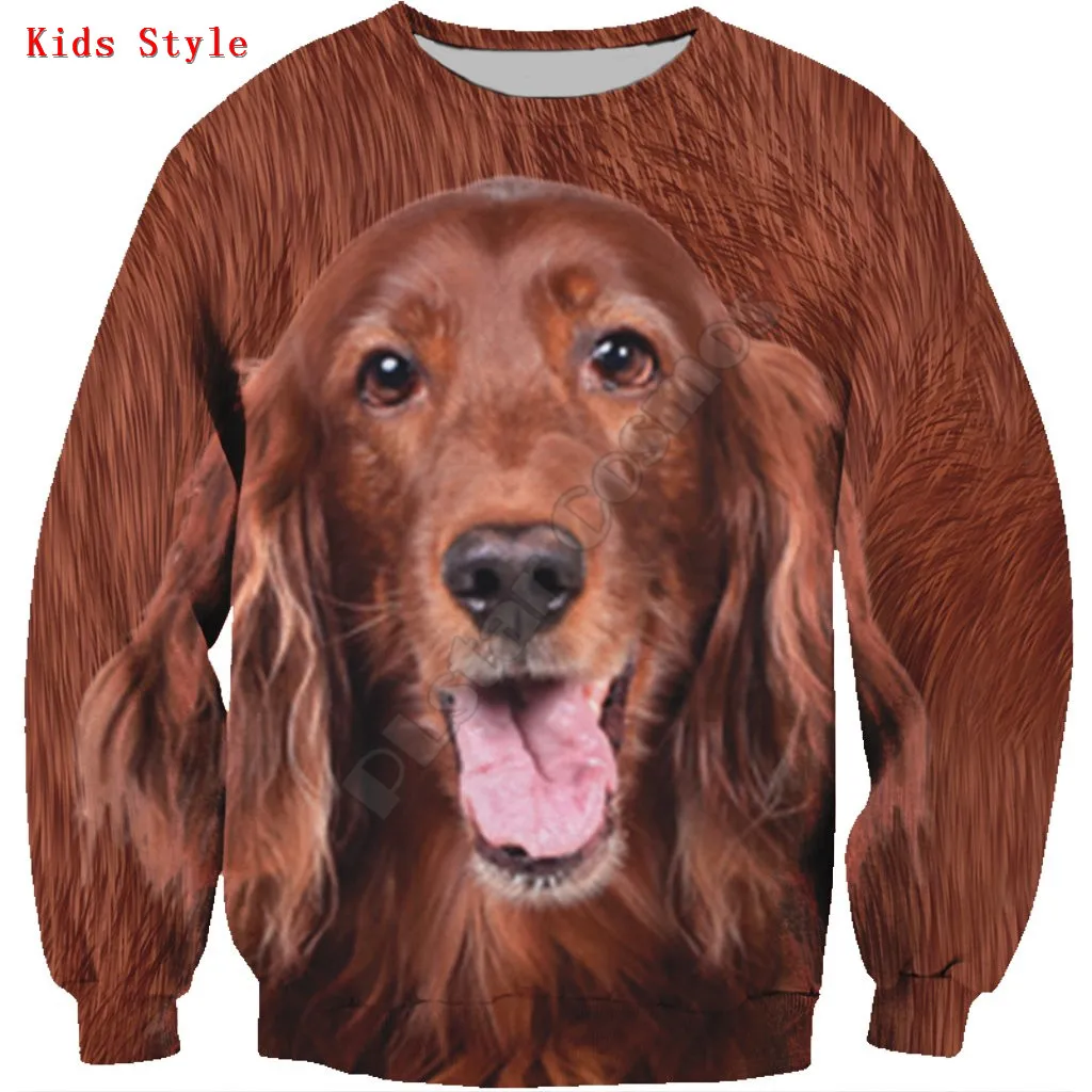 Husky Sweatshirt 3d printed Hoodies Pullover Boy For Girl Long Sleeve Shirts Kids Funny Animal Sweatshirt