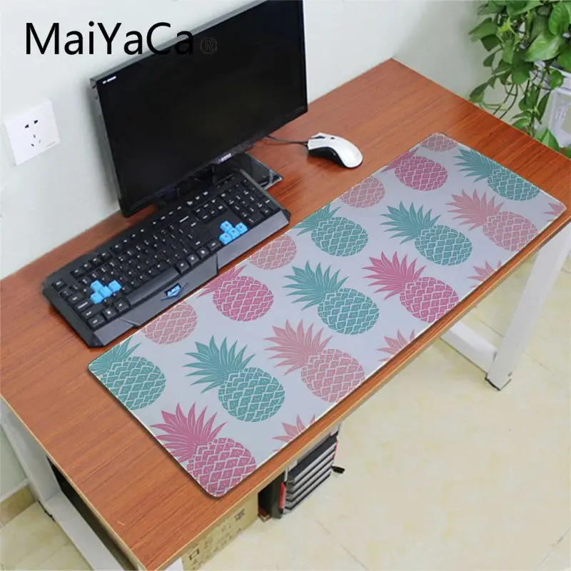 Резиновый коврик для мыши Maiyaca с ананасовым узором большая акция игровой в