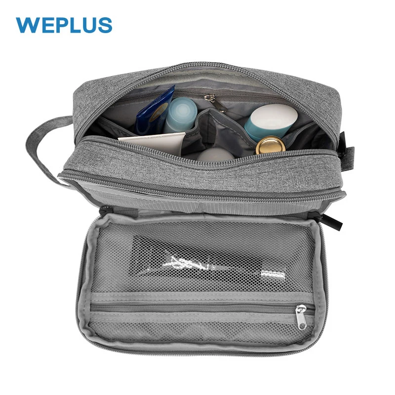 WEPLUS New Travel Accessories Women Cosmetic Bag With Hanger Waterproof Toiletry Bag Portable Makeup Bag Oxford Travel Organizer