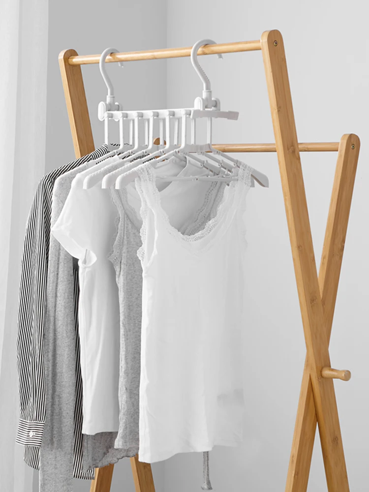 Волшебная многофункциональная вешалка складной многоуровневый шкаф для дома в