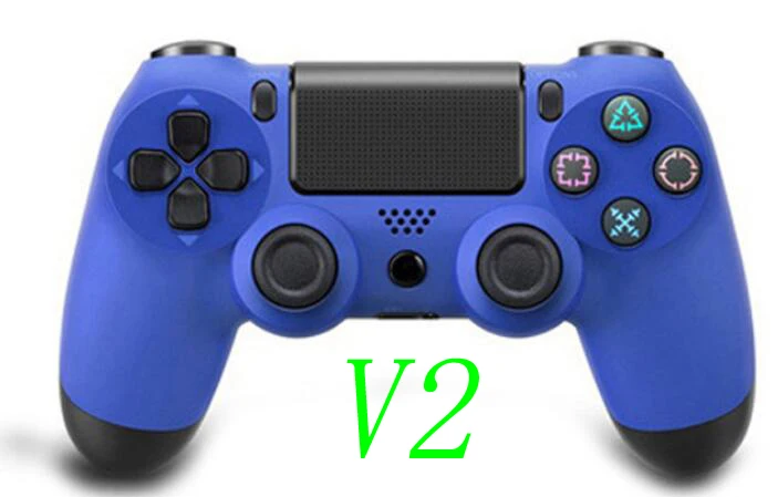 JIE LI проводной контроллер PS4 Bluetooth геймпад для sony playstation Dualshock 4 Вибрационный джойстик без аккумулятора без разъема для наушников - Цвет: blue v2