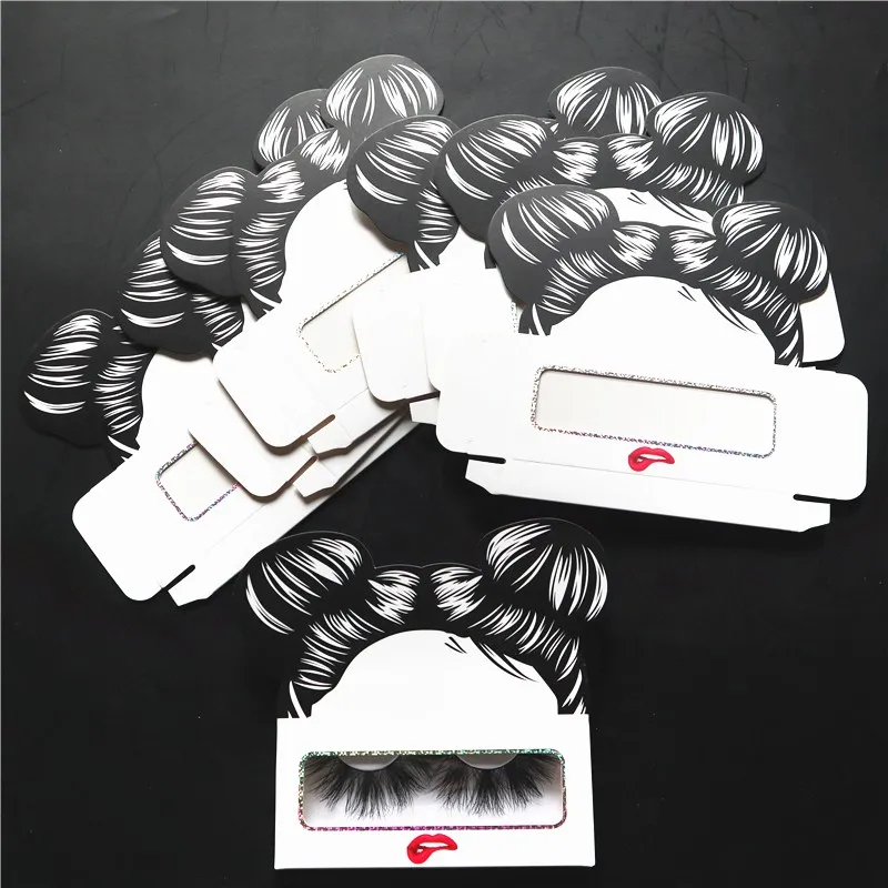 

wholesales eyelashes paper false eyelashes packaging box for 25mm lash boxes packaging custom logo packing box makeup
