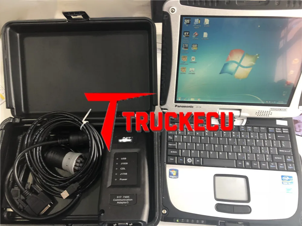 ET Adapter III 317 7485 ET3 диагностический инструмент + CATET CATSIS программное обеспечение для